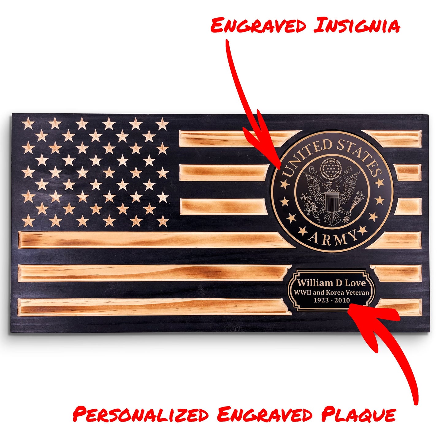 Subdued Handcrafted Flag